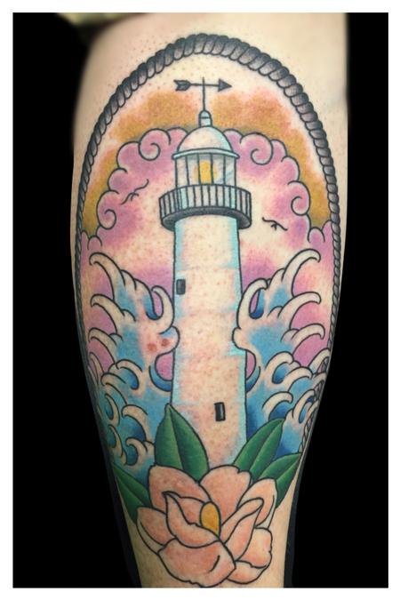 Biloxi light house Tattoo Design Thumbnail