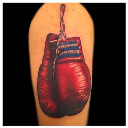 Ben Rusher - boxing gloves