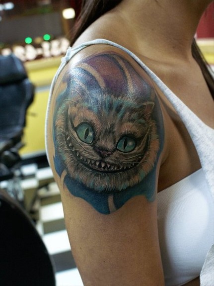 cheshire cat tattoos. New Cheshire Cat