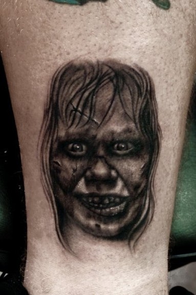 Bili Vegas - exorcist tattoo