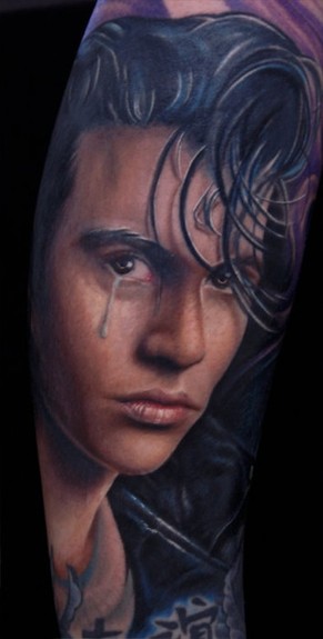Johnny Depp Cry Baby Tattoo | johnny depp portrait by bili vegas tattoonow Johnny Depp Cry Baby Tattoo | johnny depp portrait by bili vegas tattoonow