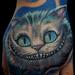 Tattoos - Cheshire cat hand tattoo - 53769