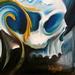 Blue Skull Original Art Design Thumbnail