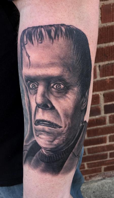 Bob Tyrrell - Frankenstein Monster Tattoo