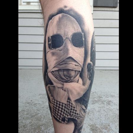 Bob Tyrrell - Invisible man tattoo