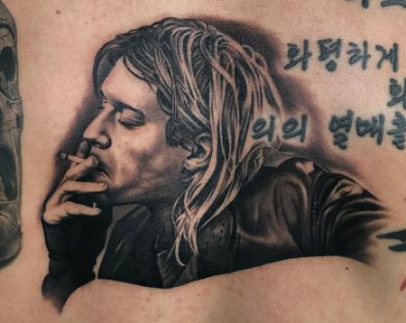 Tattoos - Kurt Cobain Tattoo - 128461