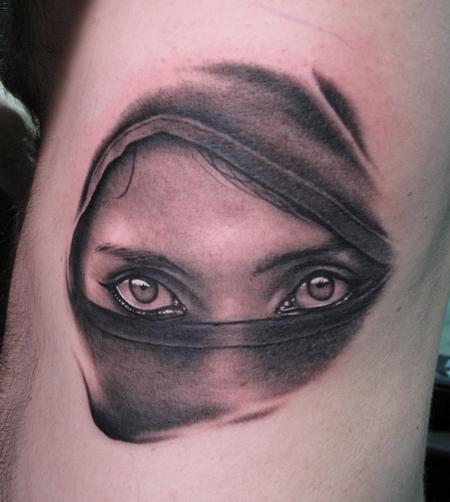 Bob Tyrrell - Ninja Mask Tattoo