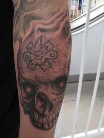 evil skull tattoo. Evil tattoos, Skull