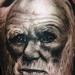 tattoo galleries/ - Black and Grey Charles Darwin Portrait