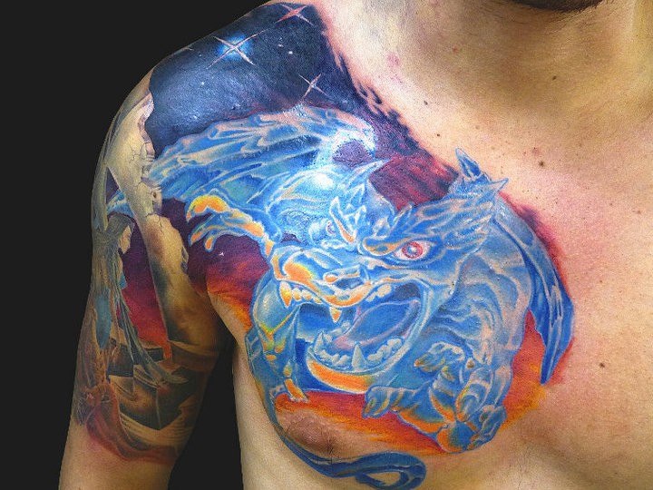 Looking for unique Sean Henry Tattoos?  Dragon Tattoo