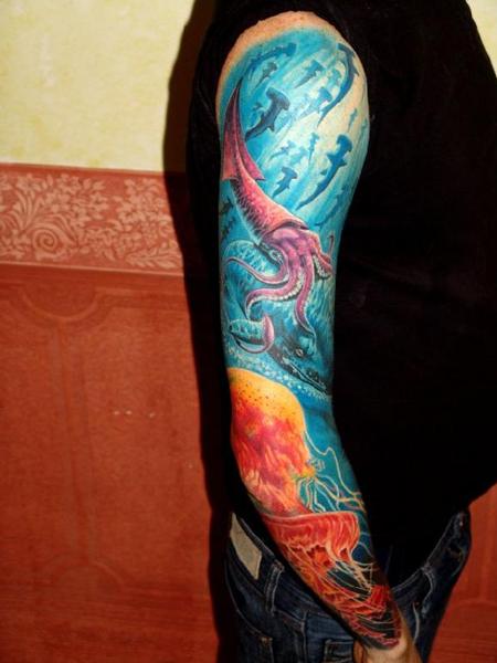 Tattoos - Underwater Sleeve - 61246