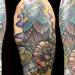 Owl_Rose_and_pocketwatch_color_tattoo Tattoo Design Thumbnail