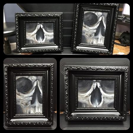 Chad Miskimon - Small set of framed skulls