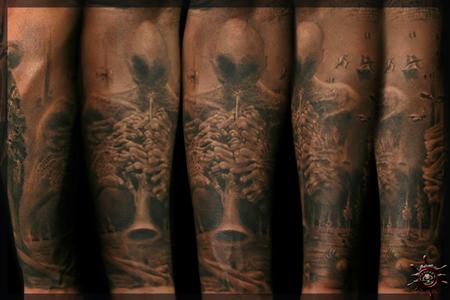 Tattoos - Painting reproduction 1 - Clarinet guy [Chunyee NG] - 58203