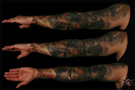 Tattoos - Full Sleeve Outside Part [Salvatore Magro] - 58465