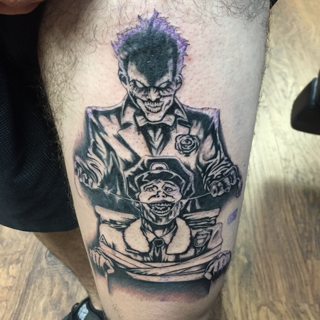 Capone - Supervillain Joker Tattoo