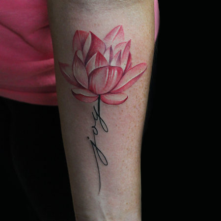 Joy Lotus Flower Design Thumbnail