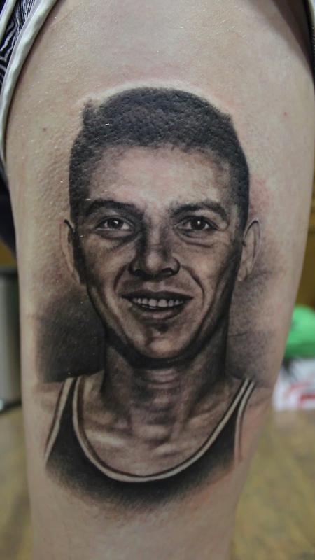 Tattoos - Black And Grey Portrait - 99586
