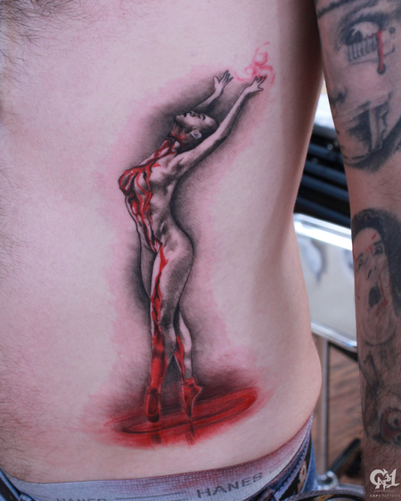 Capone - Suspirias bloody ballerina Tattoo