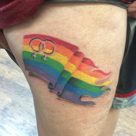 Tattoos - Rainbow Flag Tattoo - 120492