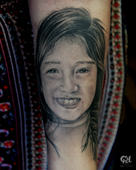 Capone - Realistic Portrait Tattoo