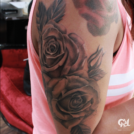 Capone - Rose Tattoo Sleeve