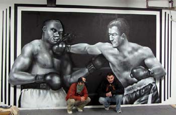 Tattoos - Rocky Marciano graffiti - 33374