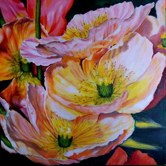 Tattoos - Flower Painting - 49761