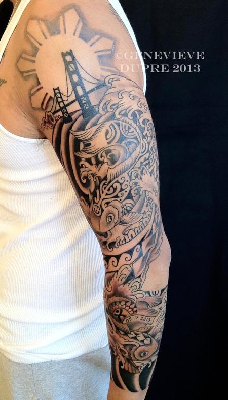 Koi Sleeve Design Thumbnail