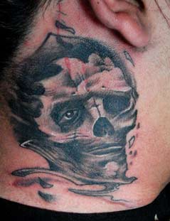Tattoos - Severed Head tattoos - Skull Neck