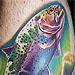 Tattoos - Underwater Trout - 27167