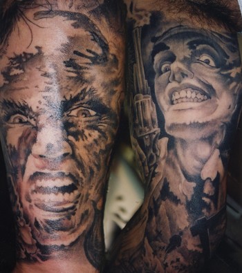 Keyword Galleries Black and Gray Tattoos Evil Tattoos Skull 