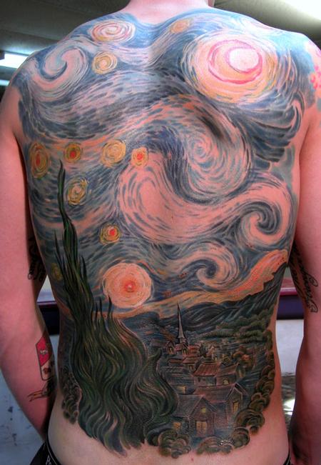 Chris Dingwell - STARRY NIGHT BACK PIECE!!