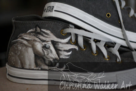 Christina Walker - Horse and Rose Converse