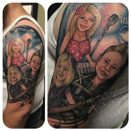 Tattoos - Family Band Half Sleeve - 111813