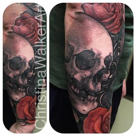 Christina Walker - Skull and Roses