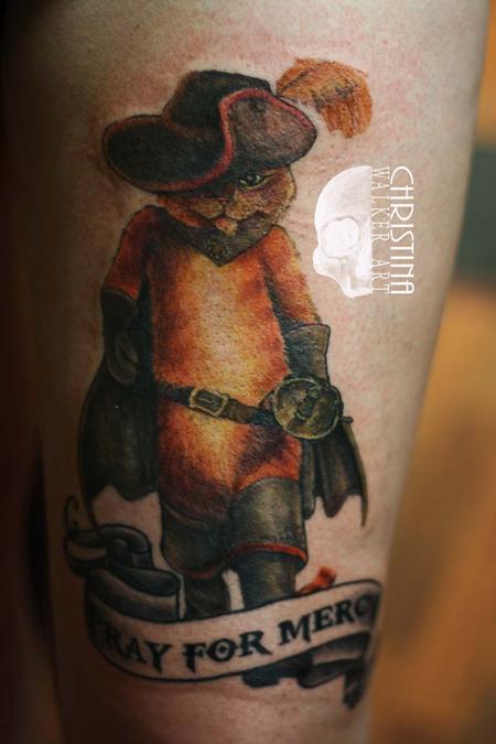 Christina Walker - Puss in boots!