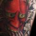 Tattoos - Red Hannya half sleeve - 65411