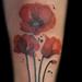 Tattoos - Watercolor Poppy - 70022