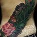 Tattoos - Peacock Feather, Rose and Lace - 71917