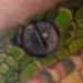 Tattoos - Emerald Tree Boa Snake Tattoo - 27001