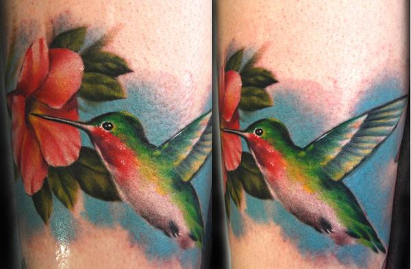 Cory Norris - Hummingbird Tattoo