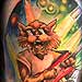 Tattoos - Rock N Roll Cat with Guitar - 28348