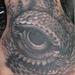 Tattoos - Bearded Dragon Eye Hand Tattoo - 64608