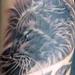 Tattoos - Black and Grey Cat Tattoo - 64610