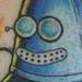 Robot needs a heart Tattoo Design Thumbnail