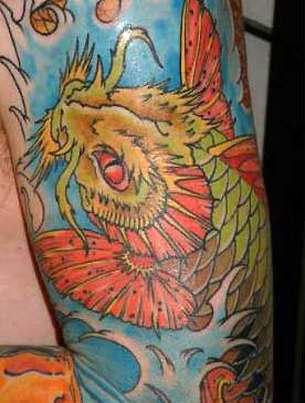 koi fish dragon tattoos-11