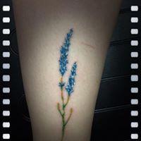 Ashley Bubbles McBride - Blue Flower