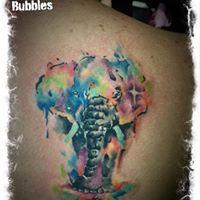 Ashley Bubbles McBride - Watercolor Elephant