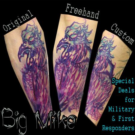 Big Mike - Custom Original Artwork-Raven